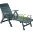 Garden plastic chairs, positioning deck chairs