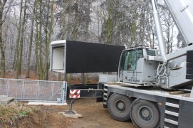 Concrete double garage + workshop (54m2) 598x896 cm large gates
