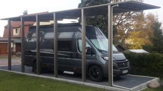 PJF aluminium caravan shelter