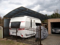 PJF aluminium caravan shelter