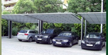 RSC DOUBLE aluminum carport