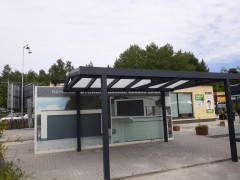 MILANO self-supporting aluminium shelter