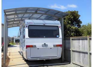 PJW aluminium caravan shelter